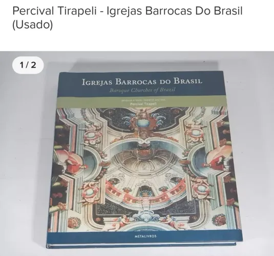 Livro Igrejas Barrocas Do Brasil - Percival Tirapeli