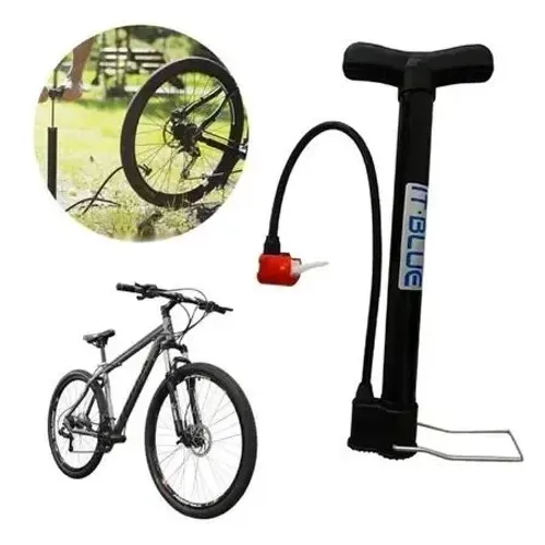 Bomba De Ar Encher Pneu Bike Bicicleta Moto Bola alta pressão