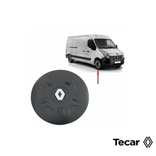 Calota Preta ( logo cromada ) - Renault Master 2.3