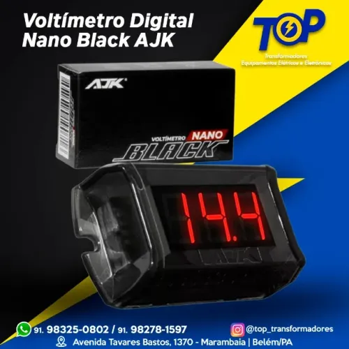 Voltímetro Nano Black AJK