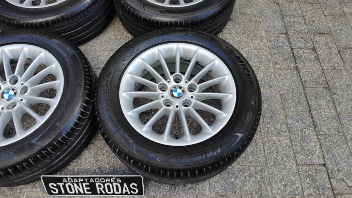 Rodas BMW E39 525 aro 16" 5x120 com pneus