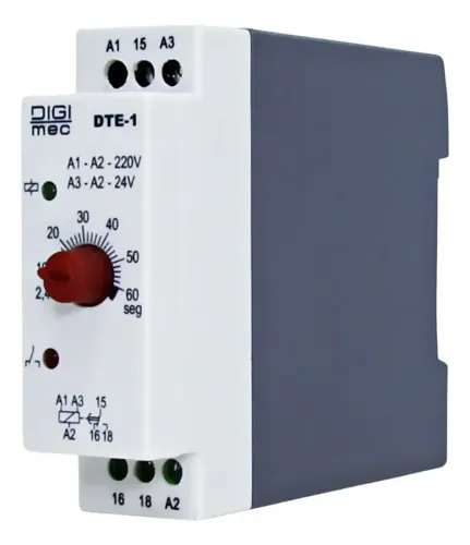 Rele De Tempo Dte-1 60seg. 24v Digimec