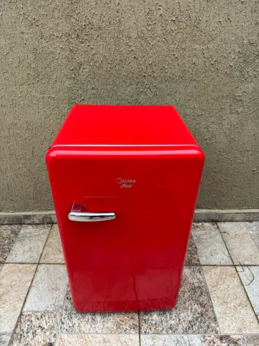 Frigobar Midea Retrô 220v, Seminovo!!