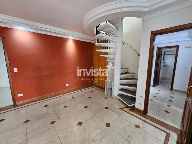 ALUGUEL DE COBERTURA COM PISCINA E CHURRASQUEIRA - BOQUEIRÃO - SANTOS