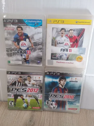 Coleção de Jogos FIFA e PES para Playstation 3