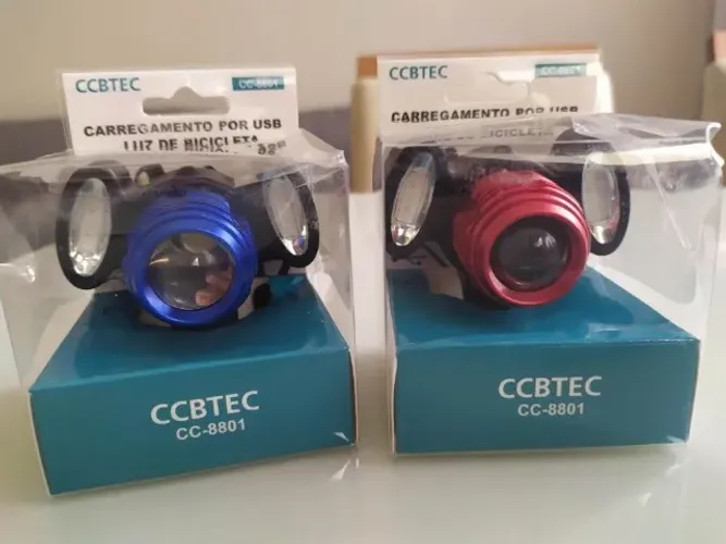 Farol Para Bike Recarregável com Foco Ajustável