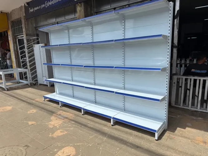 Gôndola de Aço para Loja parede