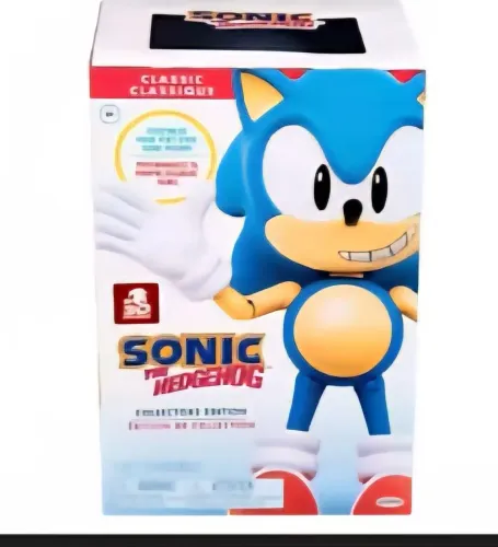 Boneco Do Sonic Edição De Colecionador 15cm Sunny Brinquedos