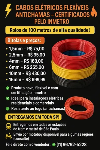 Cabos elétricos