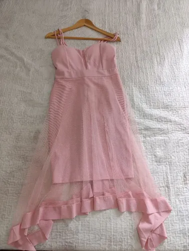 Vestido lindo rosa