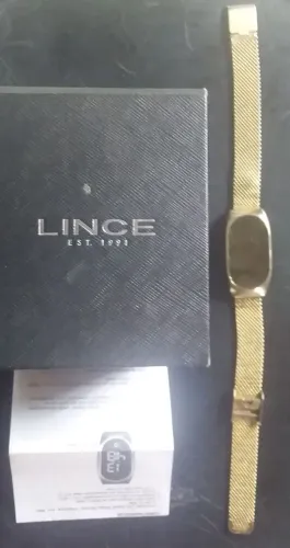 Relógio Lince Feminino Dourado