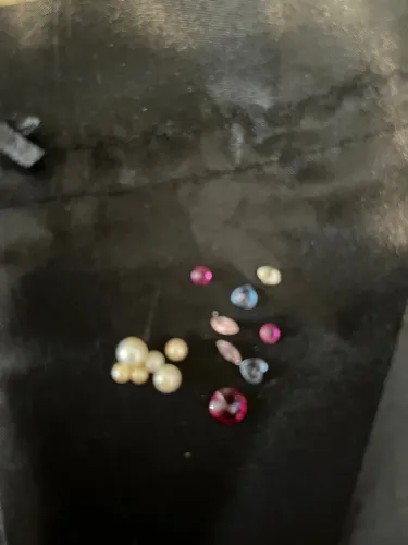 Kit de pedras e pérolas para artesanato