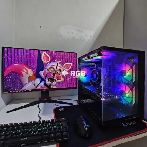 Pc Gamer completo Ryzen 5 4500 + GTX 1080 8GB + RAM 16GB + SSD M.2 NVMe 512GB