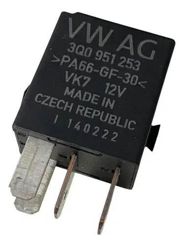 Rele Auxiliar Linha Vw 4 Pinos 3q0951253