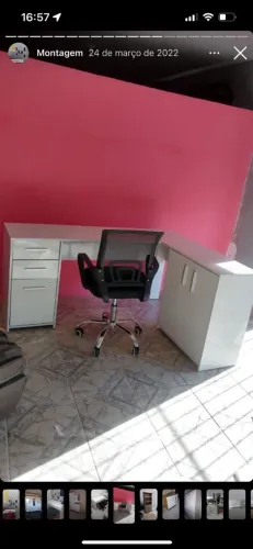 Mesa de escritório super espaçosa 