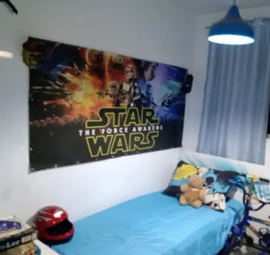 Baixou!!! Painel decorativo Star Wars 1,9metros