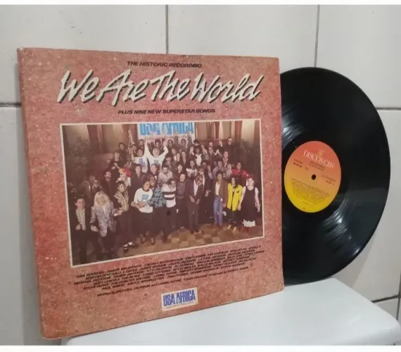 LP USA For África We Are The World 1985 Com encarte/ Ótimo estado