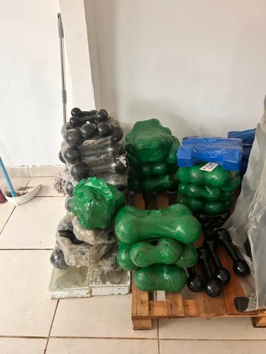 Halter barra anilha dumbell pronta entrega