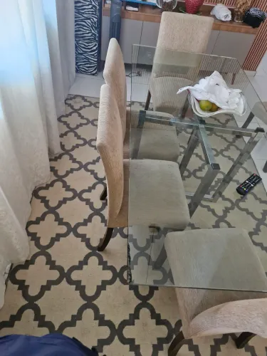 Tapete cinza e bege 2x2,5