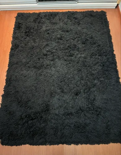 Tapete felpudo preto 1,50 X 2,00