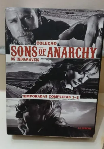 Sons Of Anarchy Os Indomáveis Box Original DVD 3 Temporadas