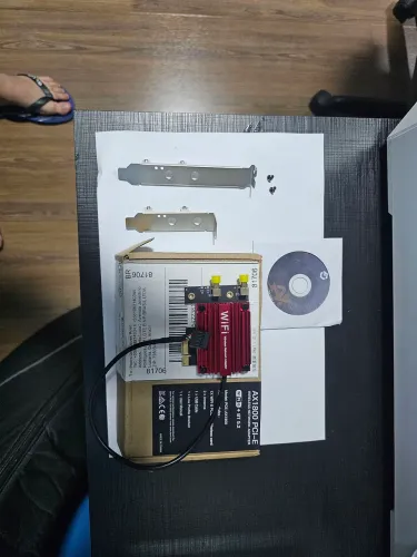 Adaptador Wi-Fi e Bluetooth AX1800 PCI-E