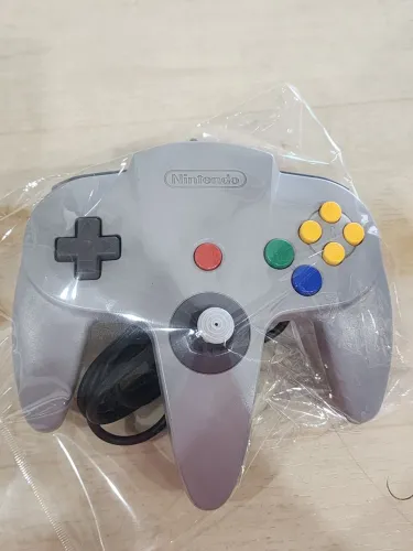 Controle de nintendo 64 cinza original