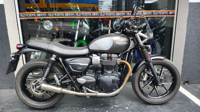 triumph street twin 900 2020 apenas 34.000 km