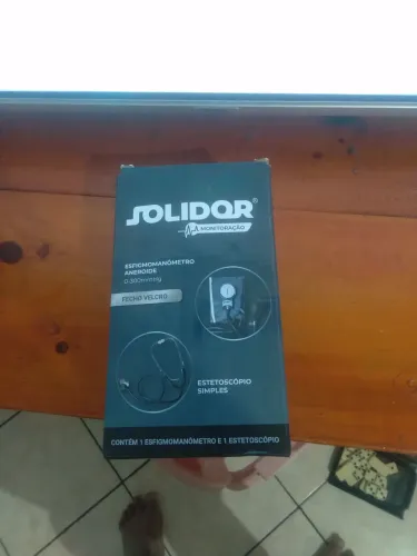 Esfigmomanômetro aneroide e Estetoscópio Simples - Solidor