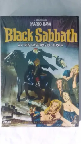 DVD Colecão Black Sabbath As três máscaras do horror Mario Bava
