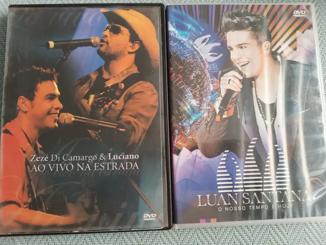 2 DVDs: Zezé Di Camargo & Luciano e Luan Santana