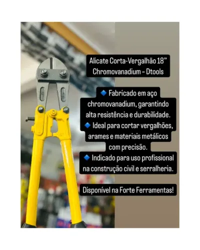 Corta Vergalhão CR-V 18 Dtools