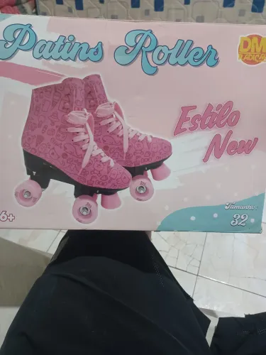 Patins roller rosa