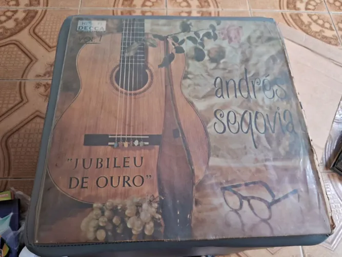 Lp disco de vinil Andres Segovia Jubileu de ouro