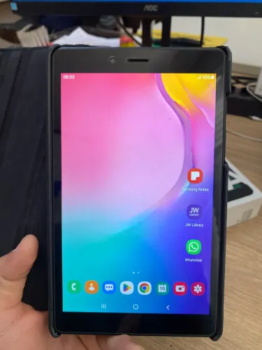 Tablet Samsung Tab A função celular chip 4g