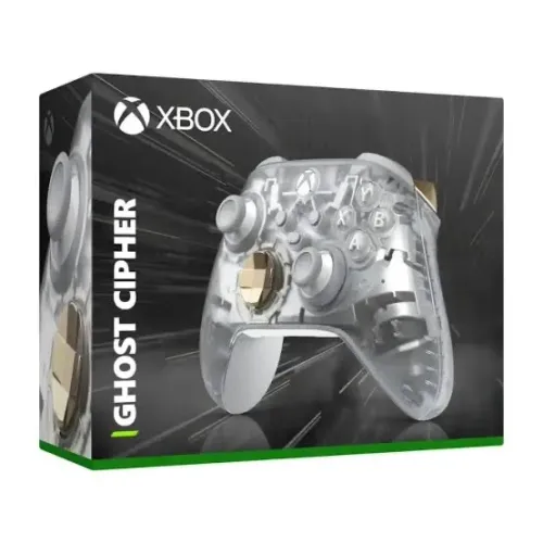 Controle XBox Ghost Cipher Transparente Novo/Lacrado