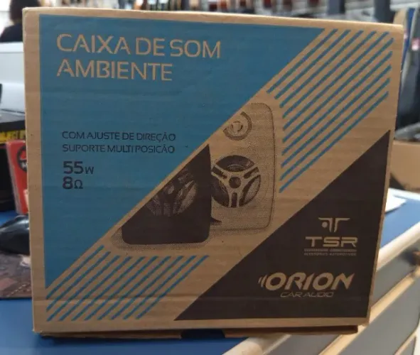 CAIXA DE SOM AMBIENTE ORION TSR 55WATTS 8 OHMS PRETA