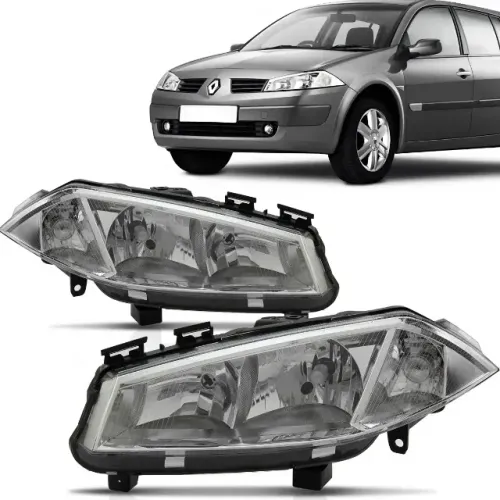 Farol Megane Sedan Grand Tour 07 08 09 10 A 13 Duplo Cromado Valor Unitário