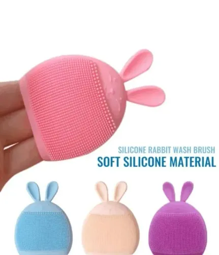 Esponja de silicone para limpeza facial