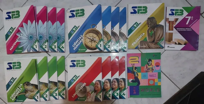 Coleção Completa Livros SFB 7º Ano - Conservados