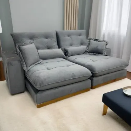 Sofá duplo molejo super conforto alta durabilidade surpreenda-se!! 727tt7