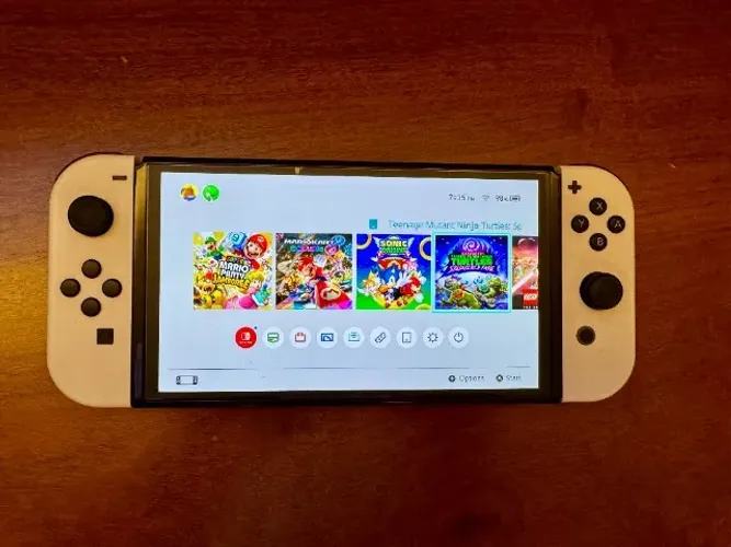 Nintendo Switch Oled Completo  Cartão 256gb + 4 Joy-cons + Dock + Case + Acessórios Premiu