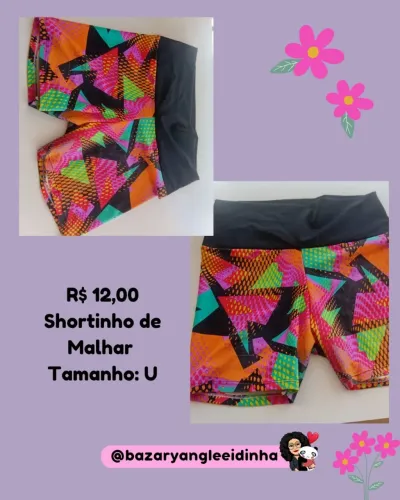 Shortinho de Malhar com Design Moderno