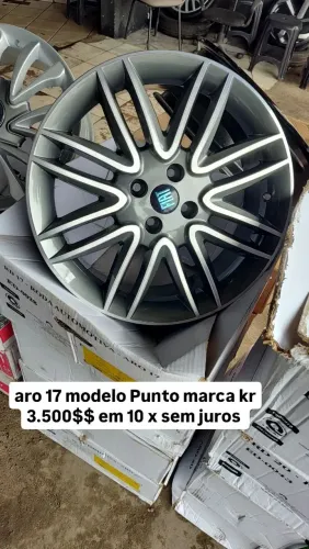 aro 17 Fiat Punto em 10 x sem juros 