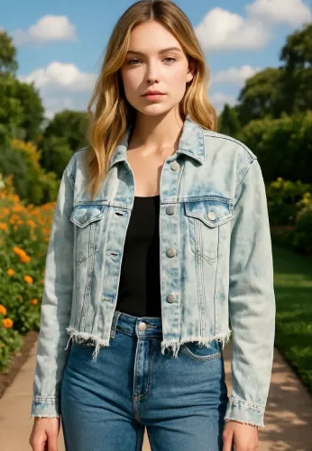 Jaqueta jeans Calvin Klein  tam p