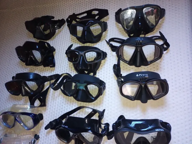 Máscara  de mergulho, snorkel, pesca sub, equipamento de mergulho 