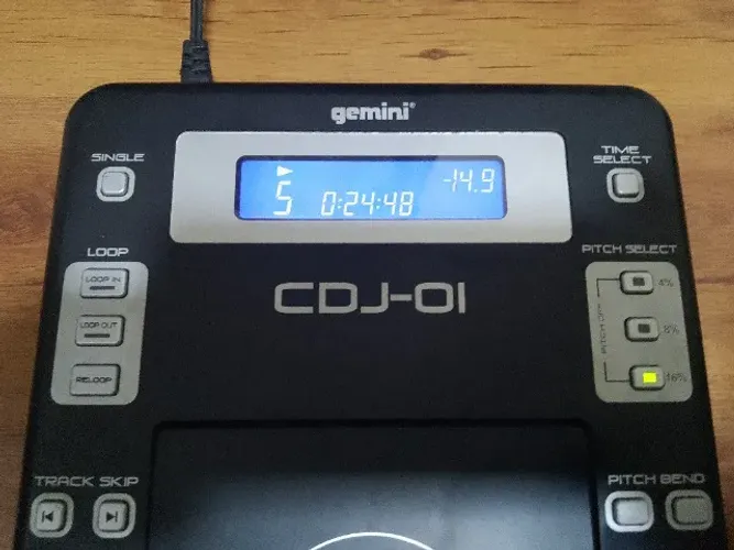 Equipamento DJ Gemini CDJ-01 Original Importada na caixa Único Dono