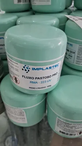 Fluxo Pastoso Pró Pote Rma-223 Uv 100g Reflow Bga Implastec