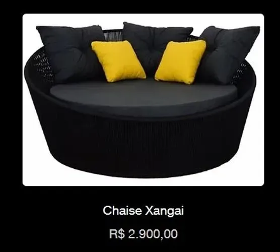 Poltrona Chaise Xangai Corda Nautica