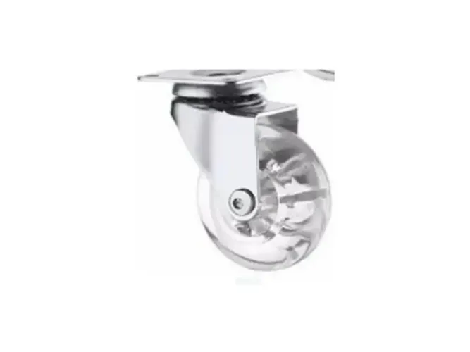 RODIZIO GIRATORIO TRANSPARENTE 1.1/2POL BESTFER